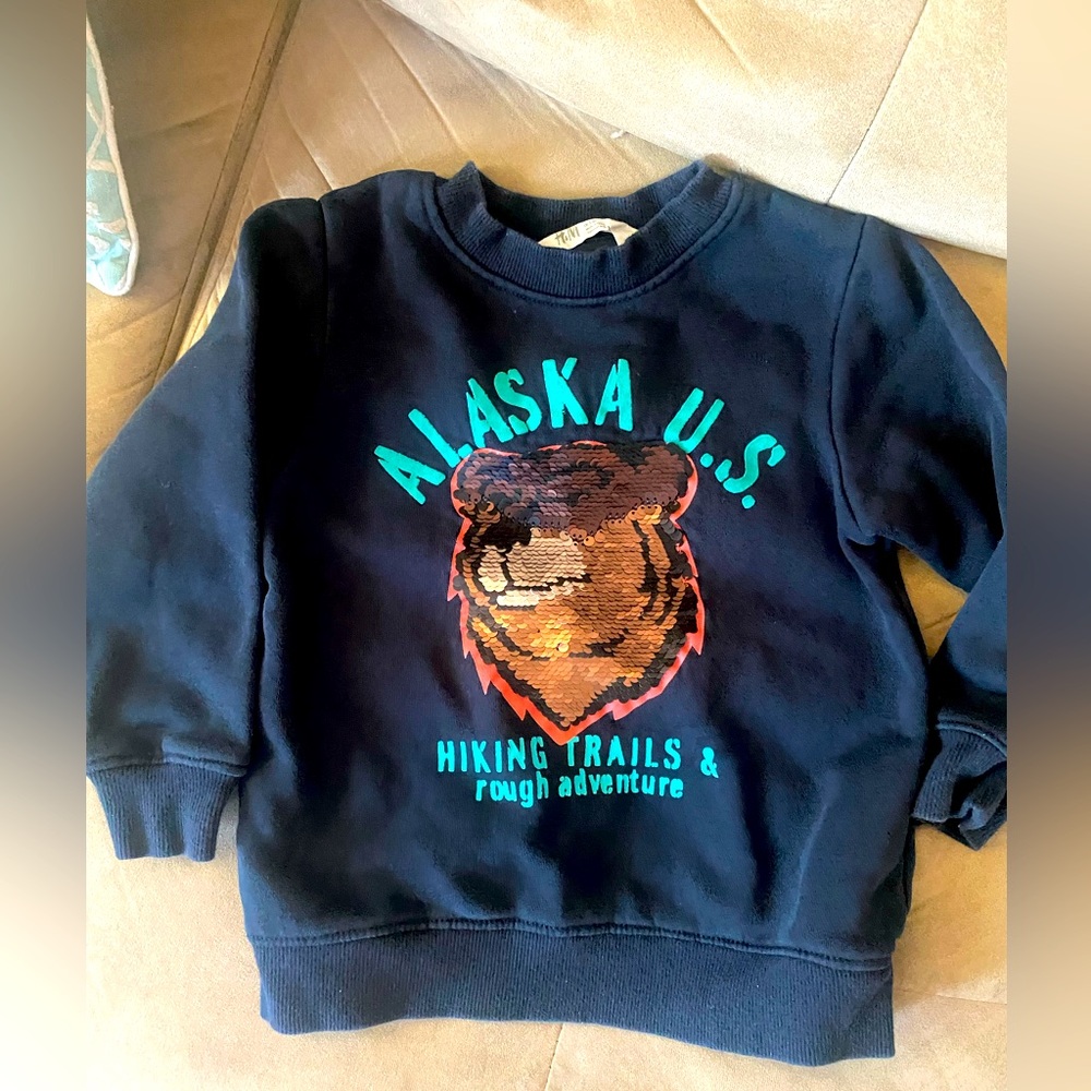 Bear sequins sweater
